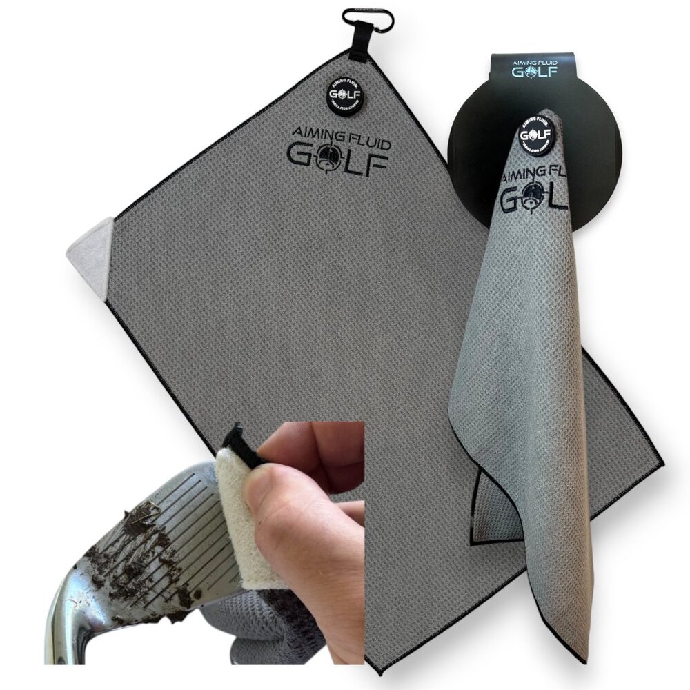 Light Duty Magnetic Golf Towel & Magnetic Landing Pad For All Golf Bag Styles